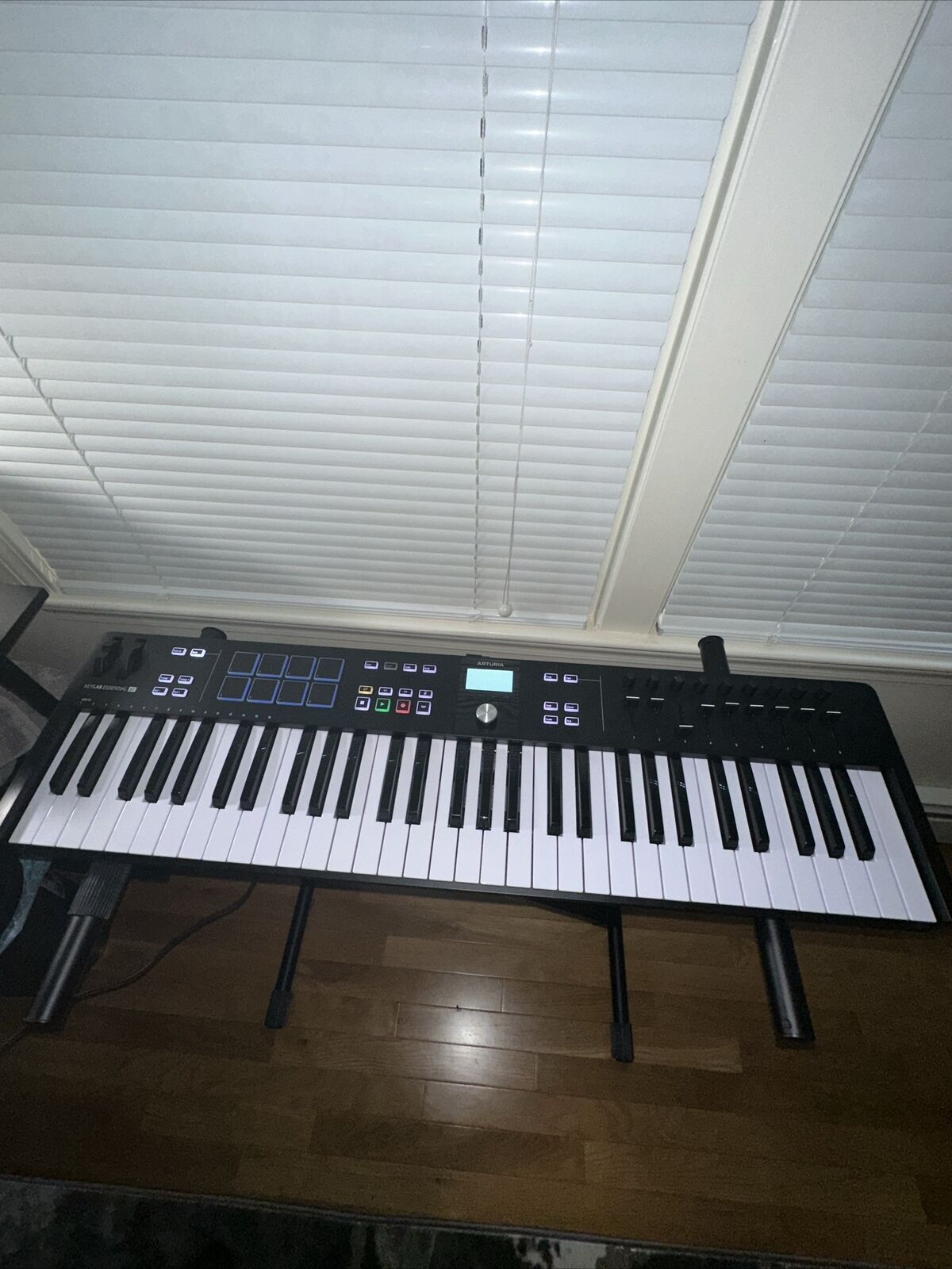 Arturia KeyLab Essential MK3 61-Keys MIDI Keyboard Controller and Pro Line Stand - Fresh Stock Dated February 2026