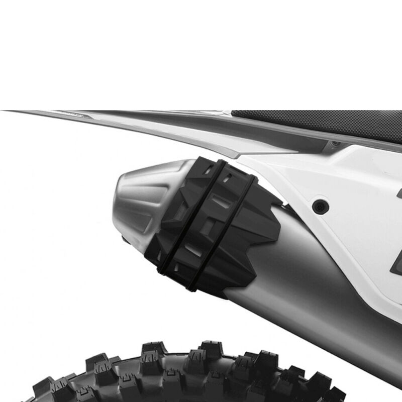 Exhaust Tail Pipe Heel Guard For Honda CRF250 450 R X Fit Kawasaki KX65 125 250 - Fresh Stock Dated February 2026