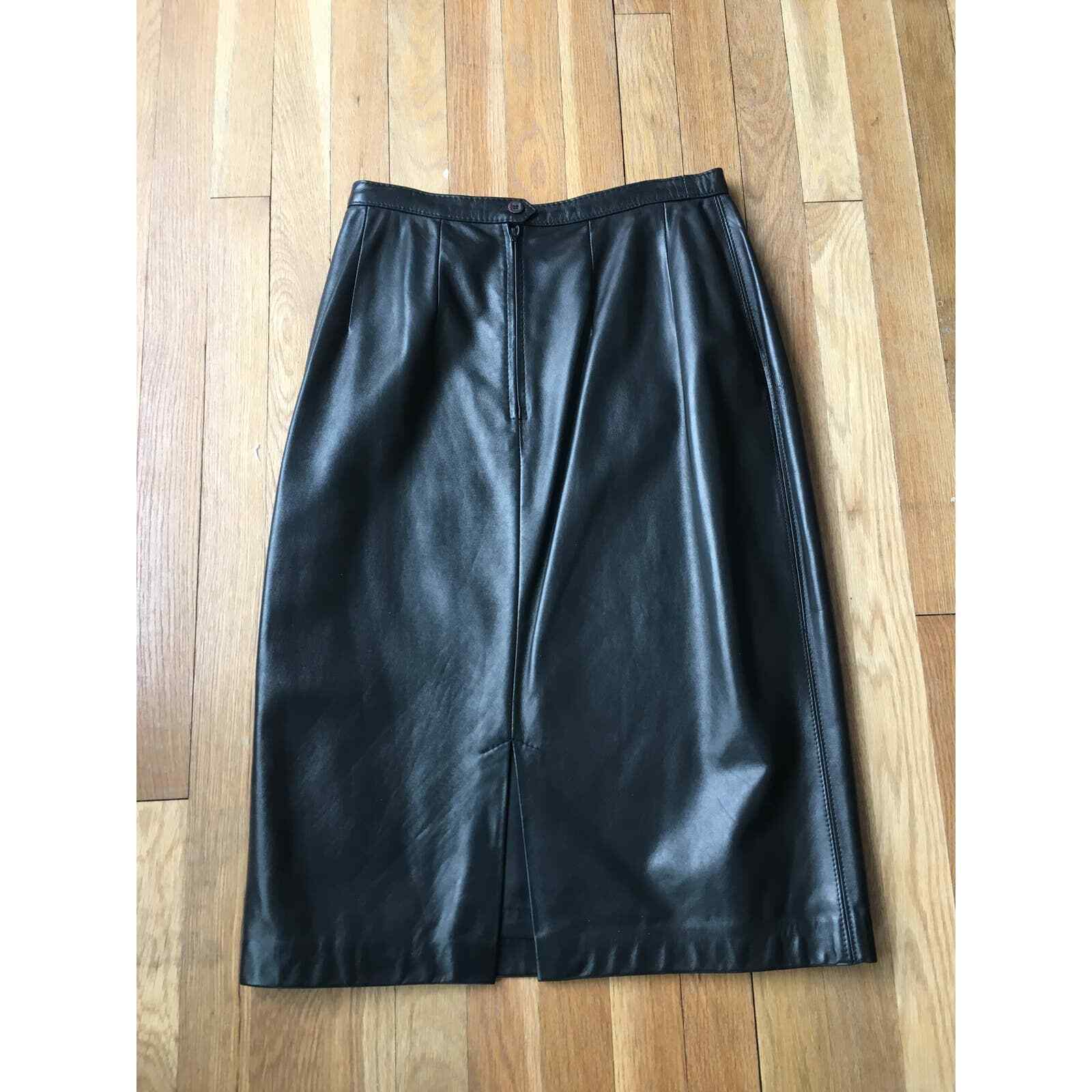 Vintage Bart by Sibylle Lyn Leather Skirt Size 6/8 - Fresh Stock Dated March 2026
