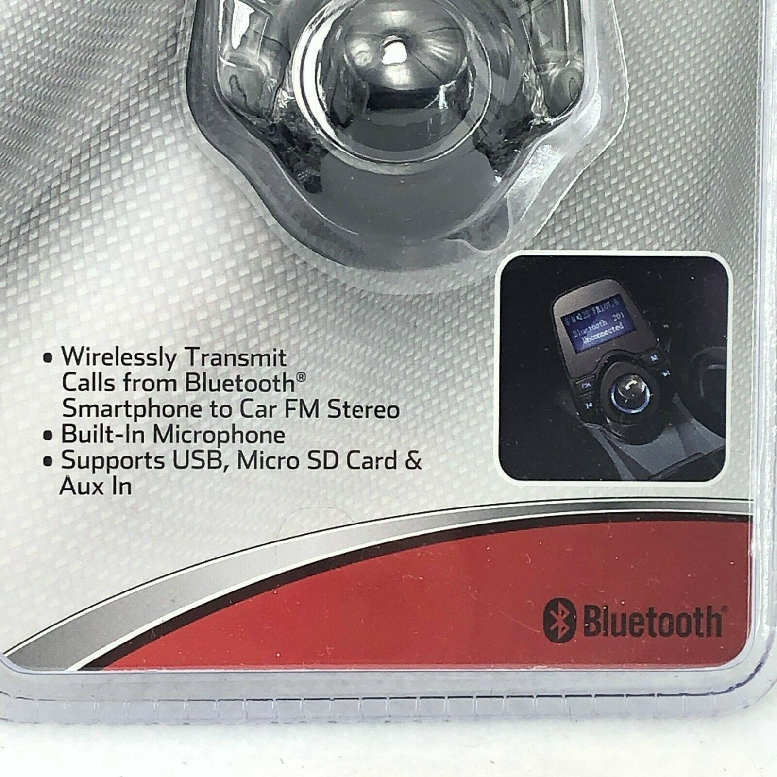 NEW AUTO Drive Low-Profile Bluetooth FM Transmitter Dual USB Built-In Microphone - Fresh Stock Dated December 2025