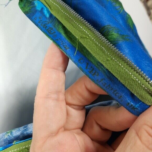 Vintage 70s Homemade Floral Maxi Skirt Metal Zip Color Blue/Green, Size M - Fresh Stock Dated February 2026