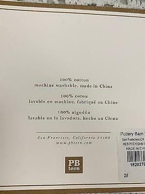 Pottery Barn Teen MLB Patch Sham Tampa Bay Devil Rays -  New With Tags - Fresh Stock Dated December 2025