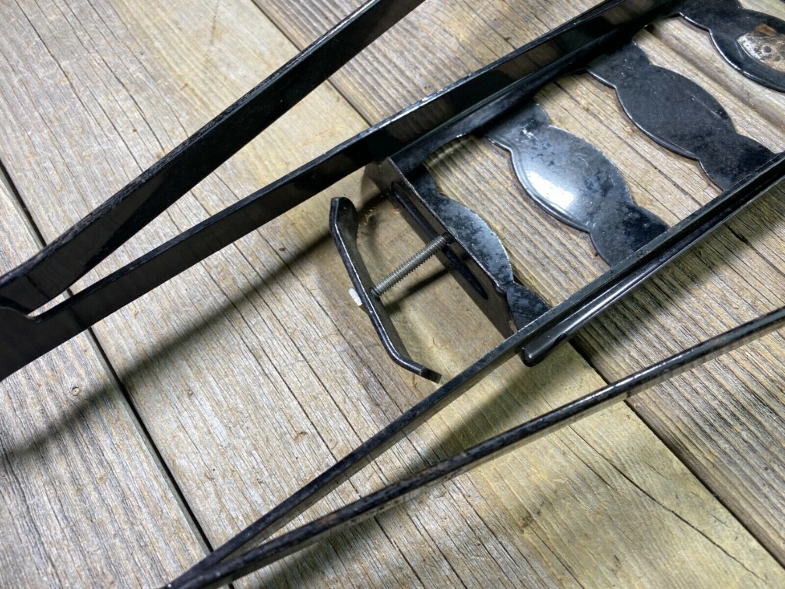 VINTAGE ANTIQUE BIKE BICYCLE REAR RACK LUGGAGE RACK BAGGAGE RACK BLACK STEEL - Fresh Stock Dated December 2025