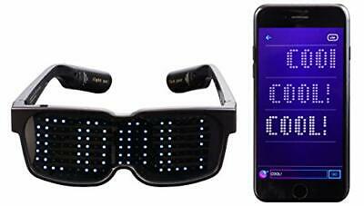 - Customizable Bluetooth LED Glasses for Raves, Festivals, Fun, Parties, - Fresh Stock Dated December 2025