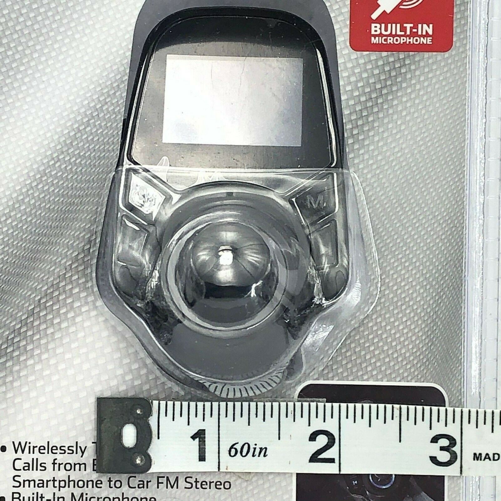 NEW AUTO Drive Low-Profile Bluetooth FM Transmitter Dual USB Built-In Microphone - Fresh Stock Dated December 2025