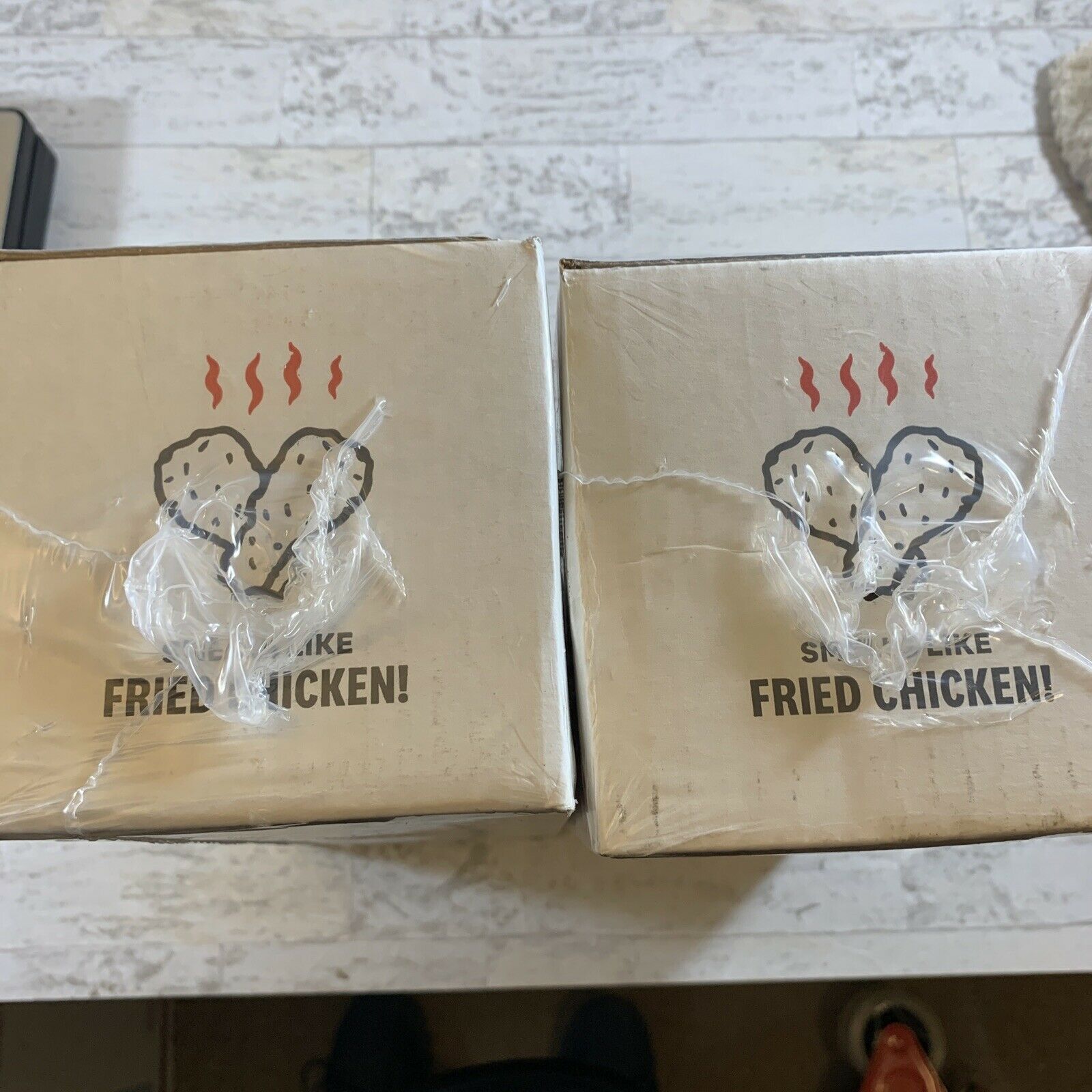 2 GENUINE KFC FIRE LOGS 11 HERBS AND SPICES ENVIRO-LOG KFC SCENT - Fresh Stock Dated December 2025