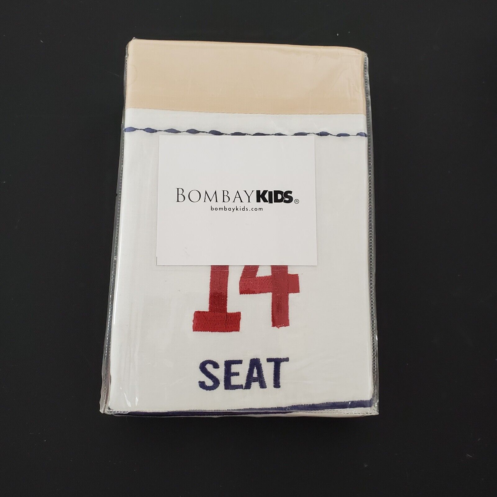 New Pottery Barn Bombay Kids Euro Pillow Sham Embroidered Baseball Chicago - Fresh Stock Dated February 2026