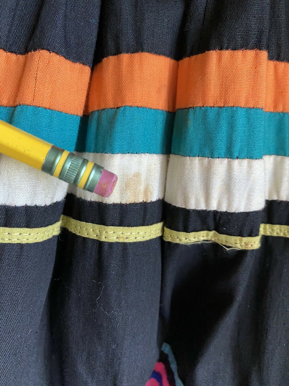 Vintage 50s 60s SEMINOLE Native American Patchwork Handmade Full Skirt - Fresh Stock Dated March 2026