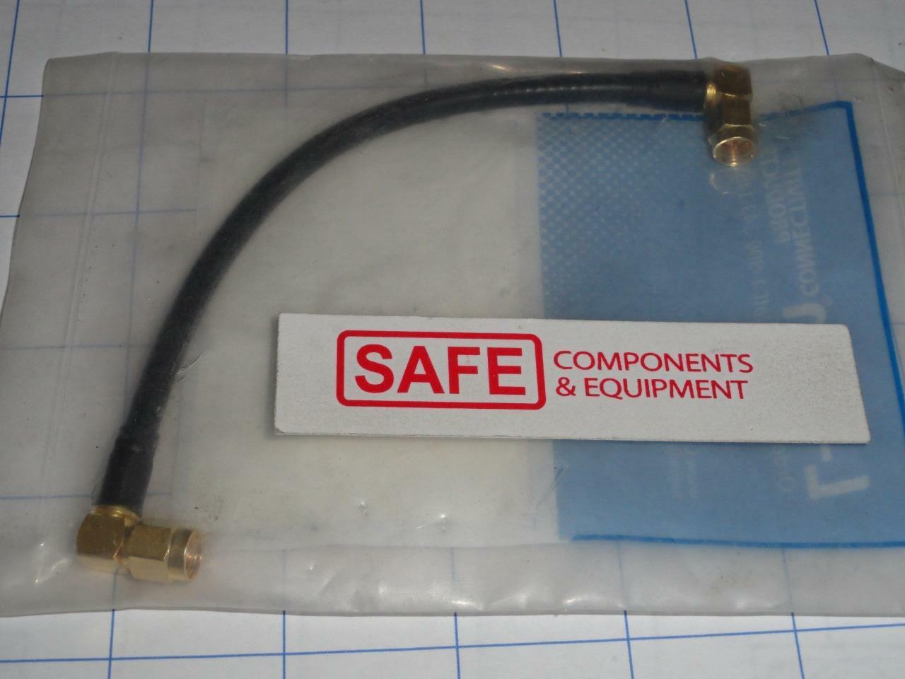 L-COM CCS58A-05HR2 RG58C Coaxial Cable 50-Ohm SMA 90º Male/90º Male 0.5 ft N44-3 - Fresh Stock Dated December 2025