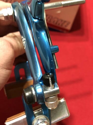 NOS BLUE FRONT DIA COMPE 880 BRAKE WITH DATED CABLE TECH 4 LEVER OLD SCHOOL BMX - Fresh Stock Dated December 2025