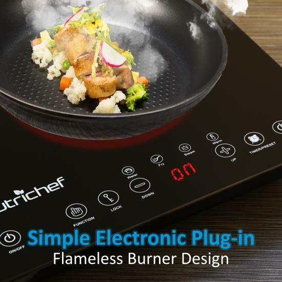 PKSTIND48 Induction Cooktop Digital Countertop Burner w/ Adjustable Temp Control - Fresh Stock Dated December 2025
