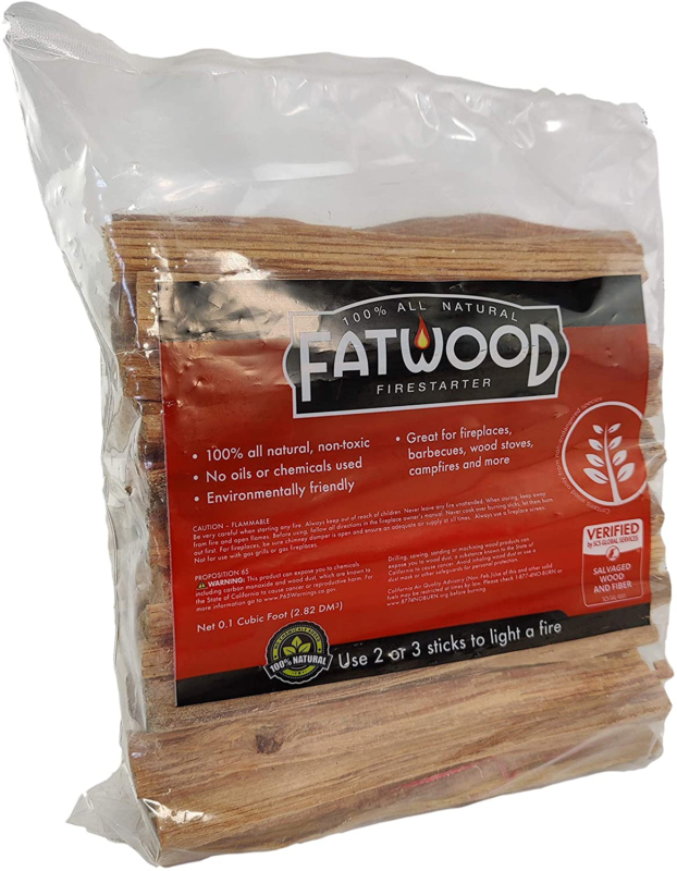 Fatwood - The Original Fire Starter Stick, Start Fires with Only 2 Sticks, Made - Fresh Stock Dated December 2025