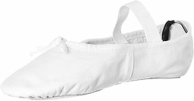 Leo Women's Ballet Russe Dance Shoe, White, 7.5 D US - Fresh Stock Dated February 2026
