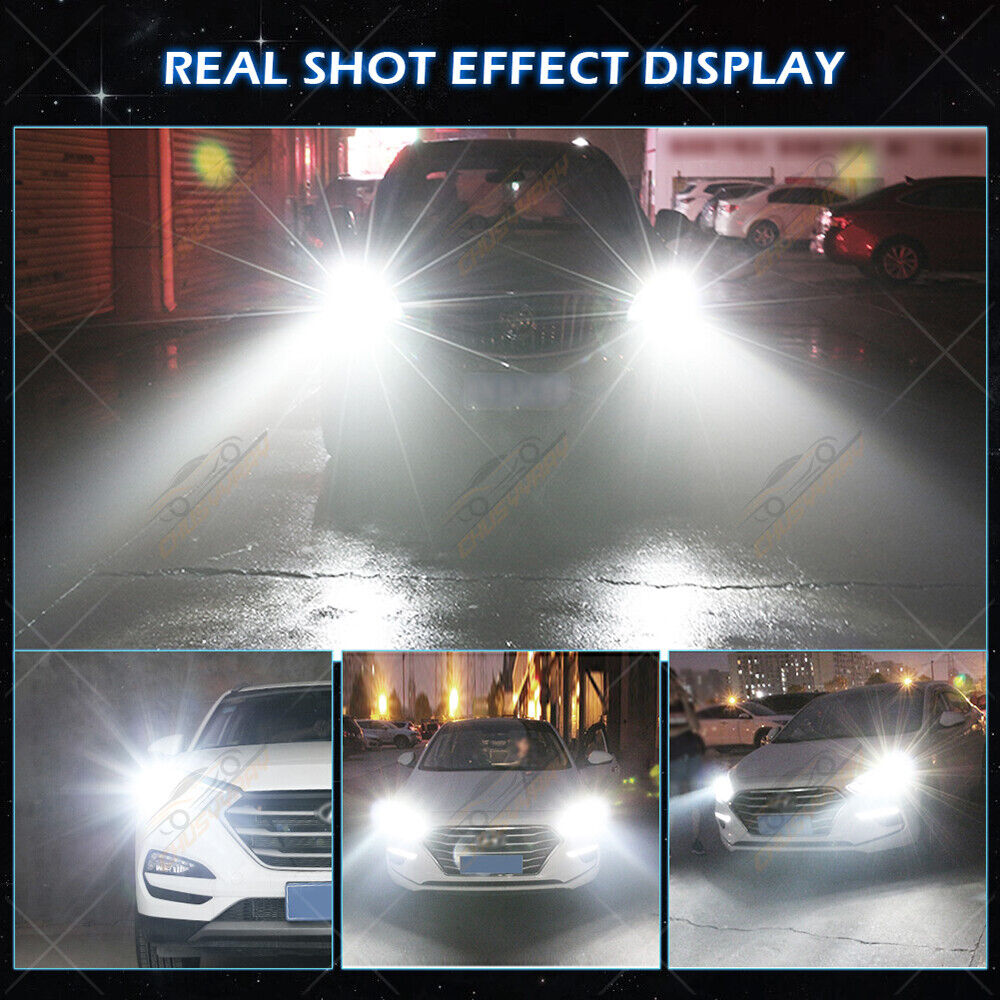 High Power HID LED Headlight H4 Bulbs for Honda Super Hawk 1000 1998-2005 Lights - Fresh Stock Dated February 2026