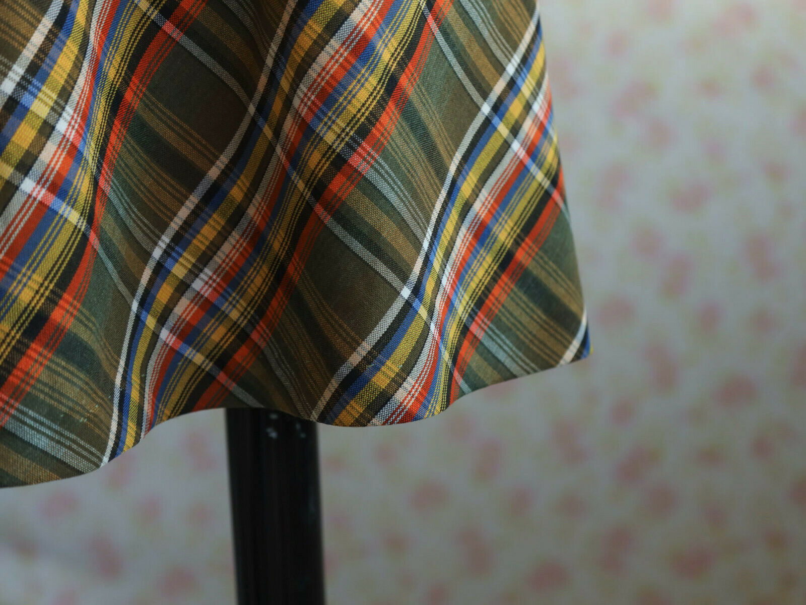 Vintage Soviet plaid skirt / Medium - Fresh Stock Dated February 2026