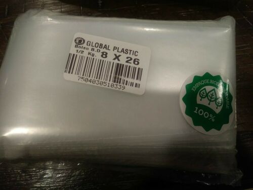 plastic bags ice pops hielitos 300 BOLSAS Bolis 8×26 Saborines bolsitas dulces - Fresh Stock Dated December 2025