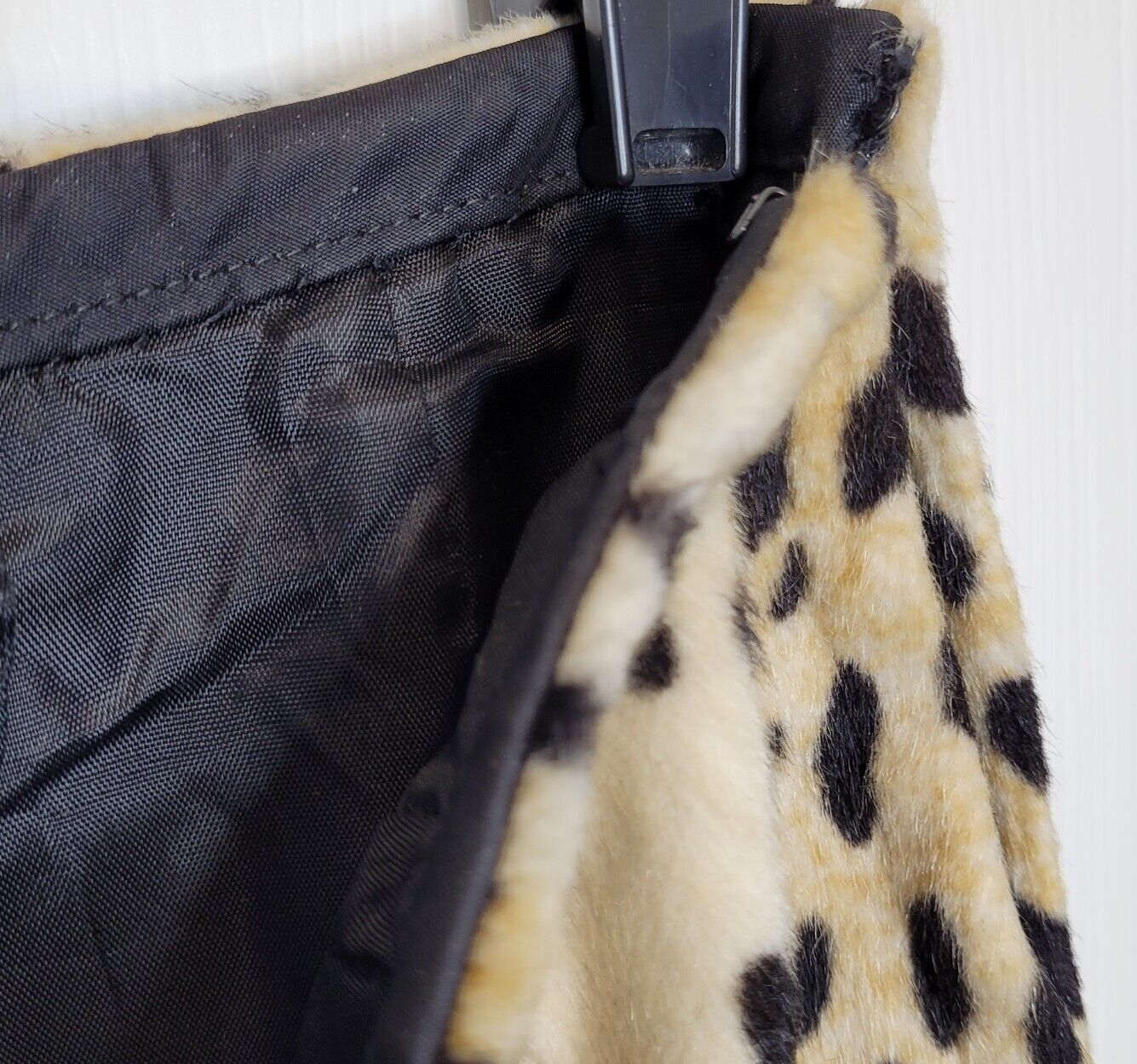 Vtg Bergdorf Goodman Faux Fur Long Maxi Skirt M Cheetah Print - Fresh Stock Dated March 2026