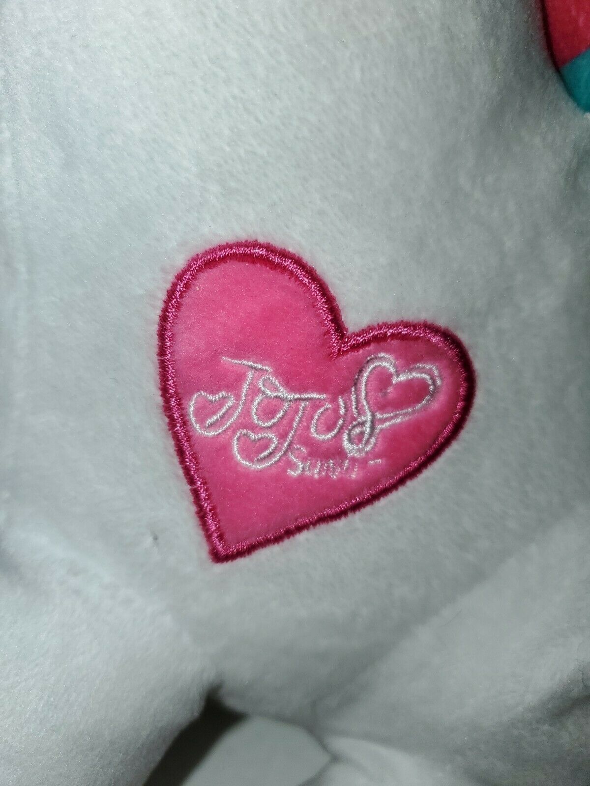 Nickelodeon JoJo Siwa Plush White Rainbow Unicorn 12