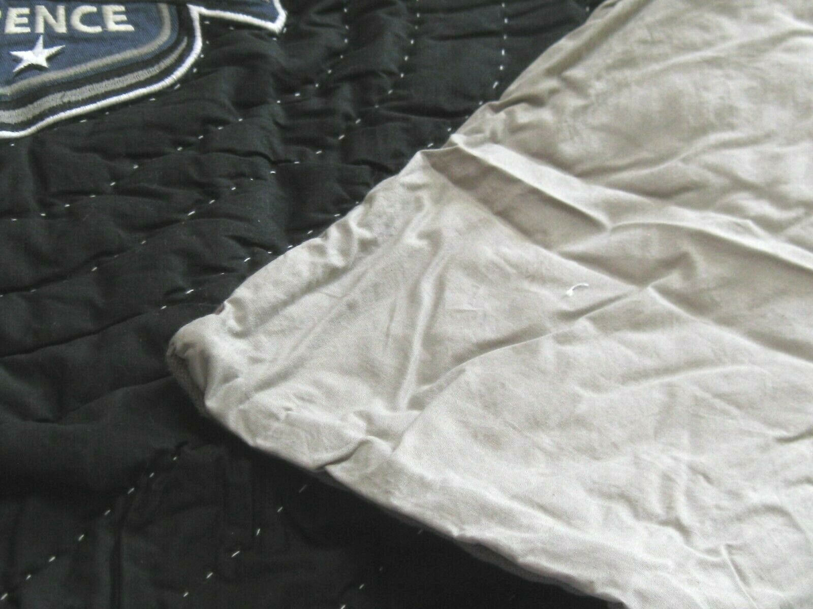 Pottery Barn NHL Hockey Quilted Sham Black Standard Pillow Western Conference - Fresh Stock Dated December 2025