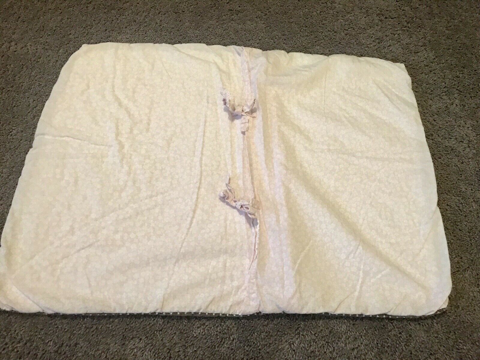 Pottery Barn Kids Hayley STD PillowSham Quilted Polka Dot Floral Bird Butterfly - Fresh Stock Dated February 2026