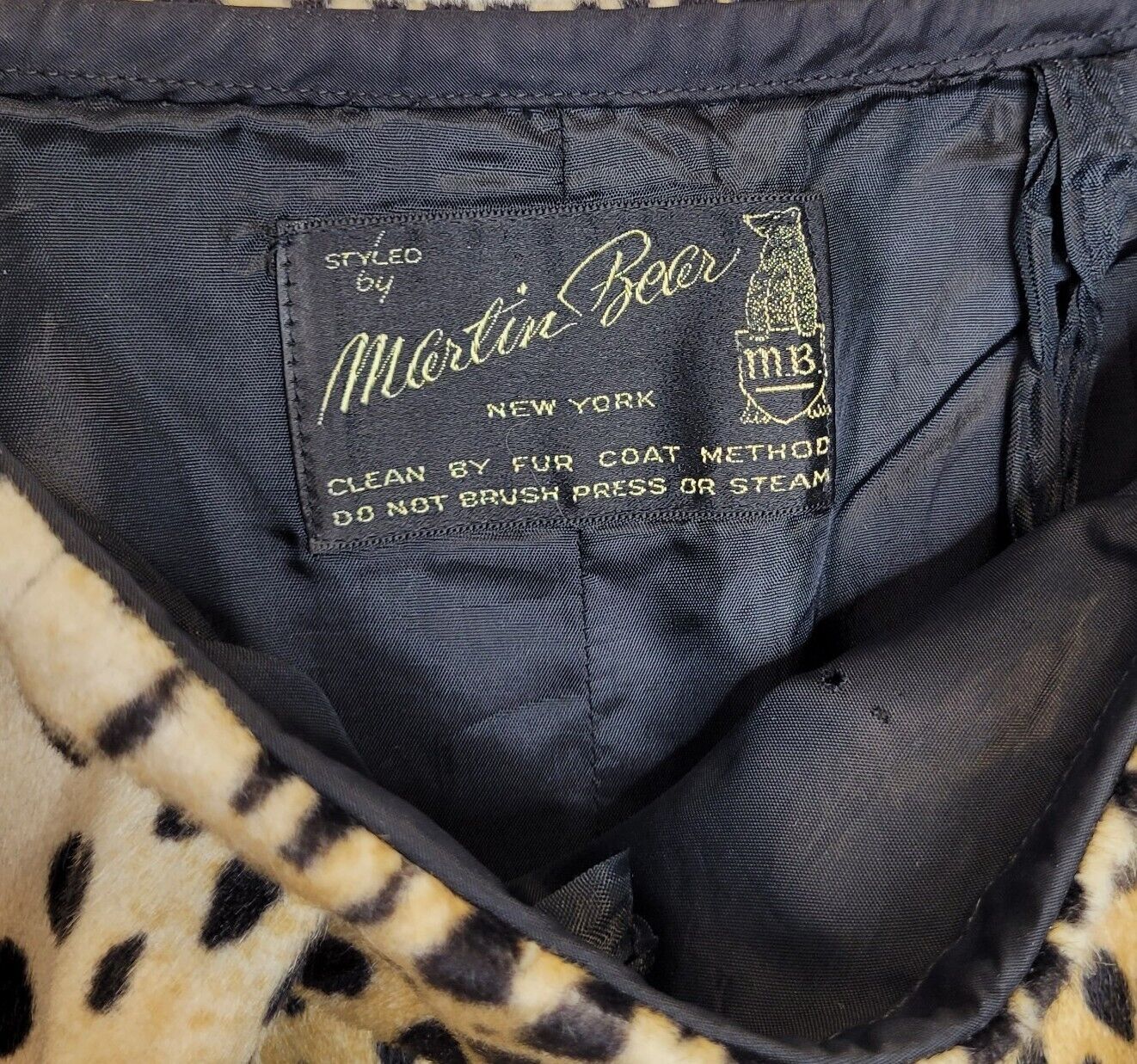 Vtg Bergdorf Goodman Faux Fur Long Maxi Skirt M Cheetah Print - Fresh Stock Dated March 2026