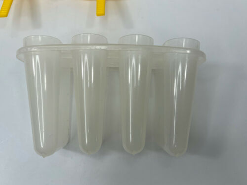 DISNEY MICKEY MOUSE FROZEN POPSICLE MOLD SET OF 4 VGC YELLOW RED FREE SHIPPING - Fresh Stock Dated February 2026