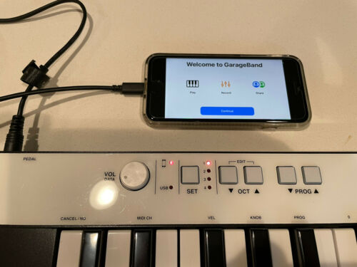IK Multimedia iRig Keys Pro 37-Key MIDI Controller Keyboard with Cables - Fresh Stock Dated February 2026