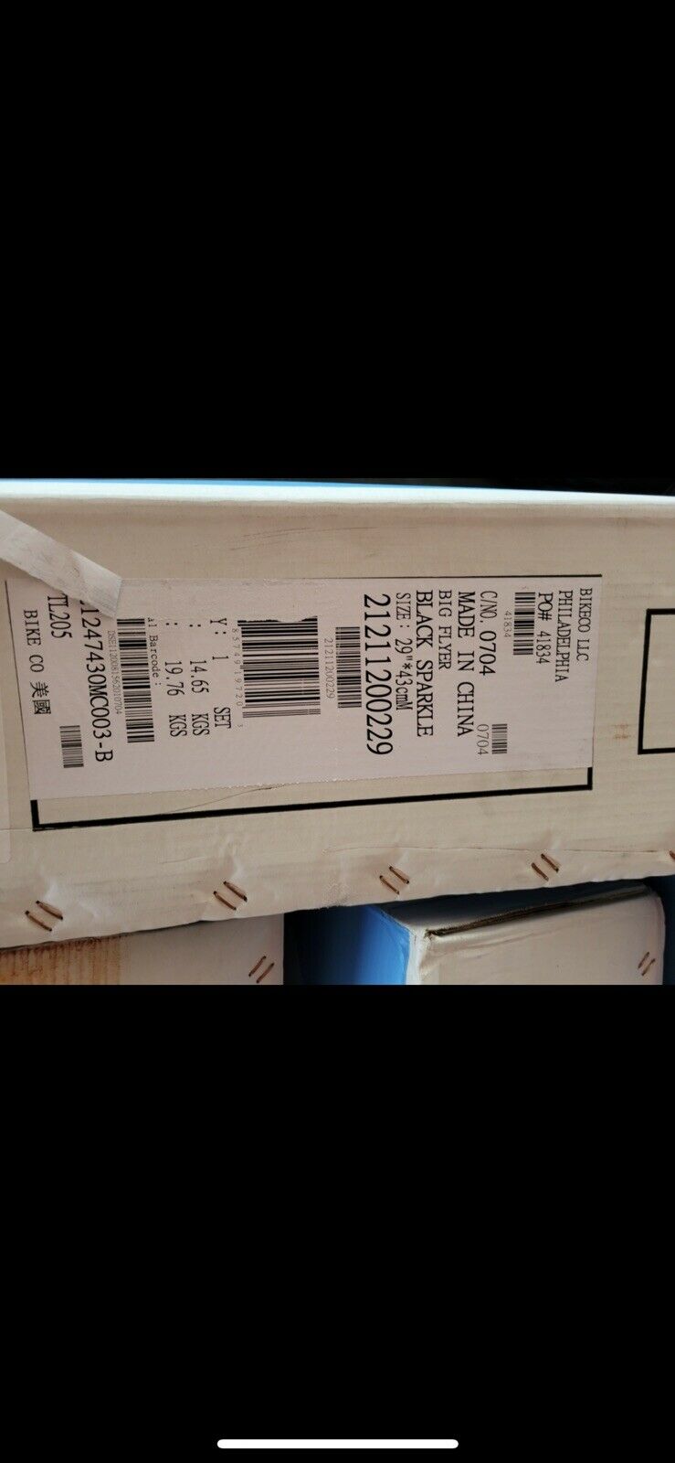 SE Bikes 2021 BIG FLYER 29” Black Sparkle. New In Box! Ready to ship! - Fresh Stock Dated February 2026