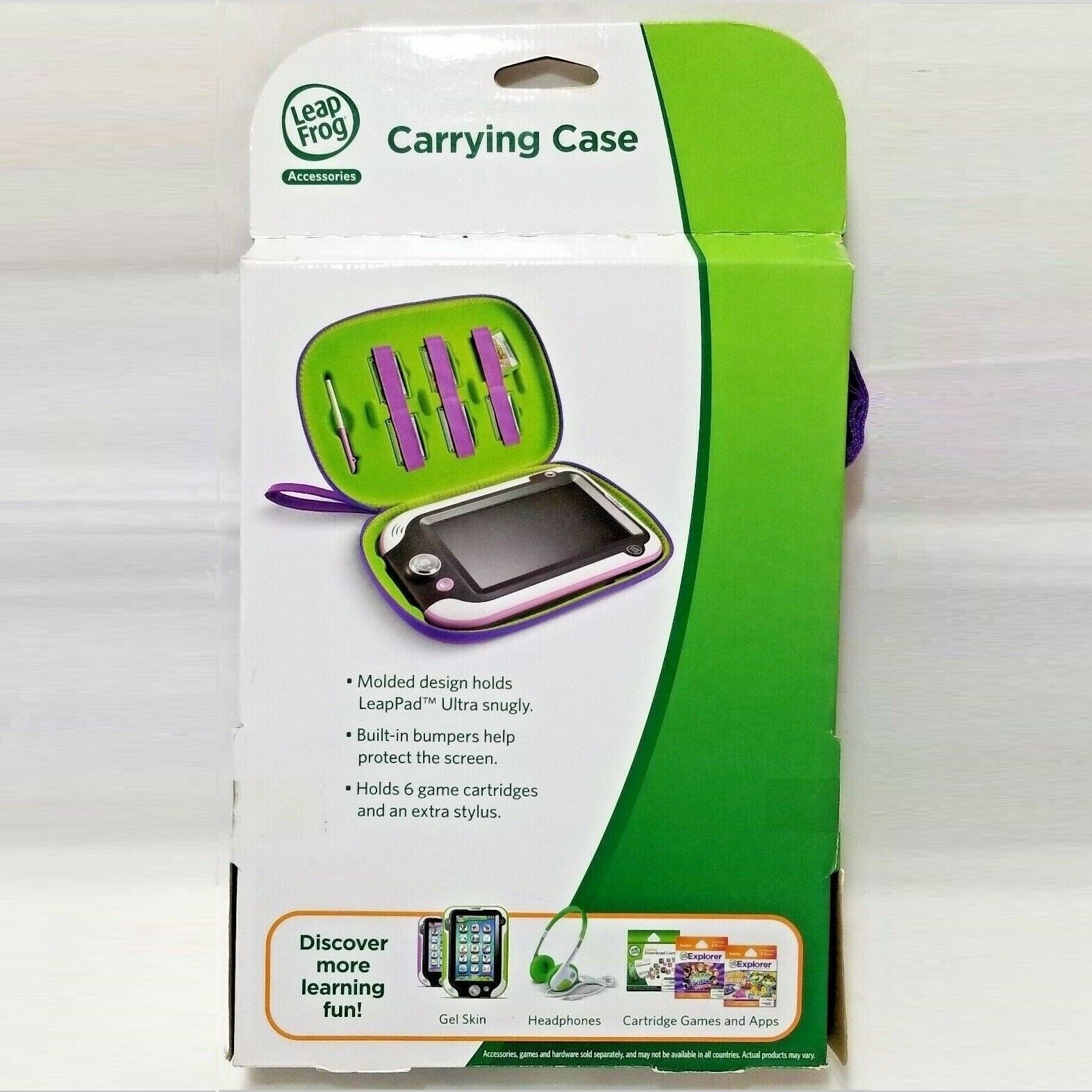 LeapFrog for LeapPad Ultra Durable Tablet Carrying Case Color: Purple 2013 NIB - Fresh Stock Dated February 2026