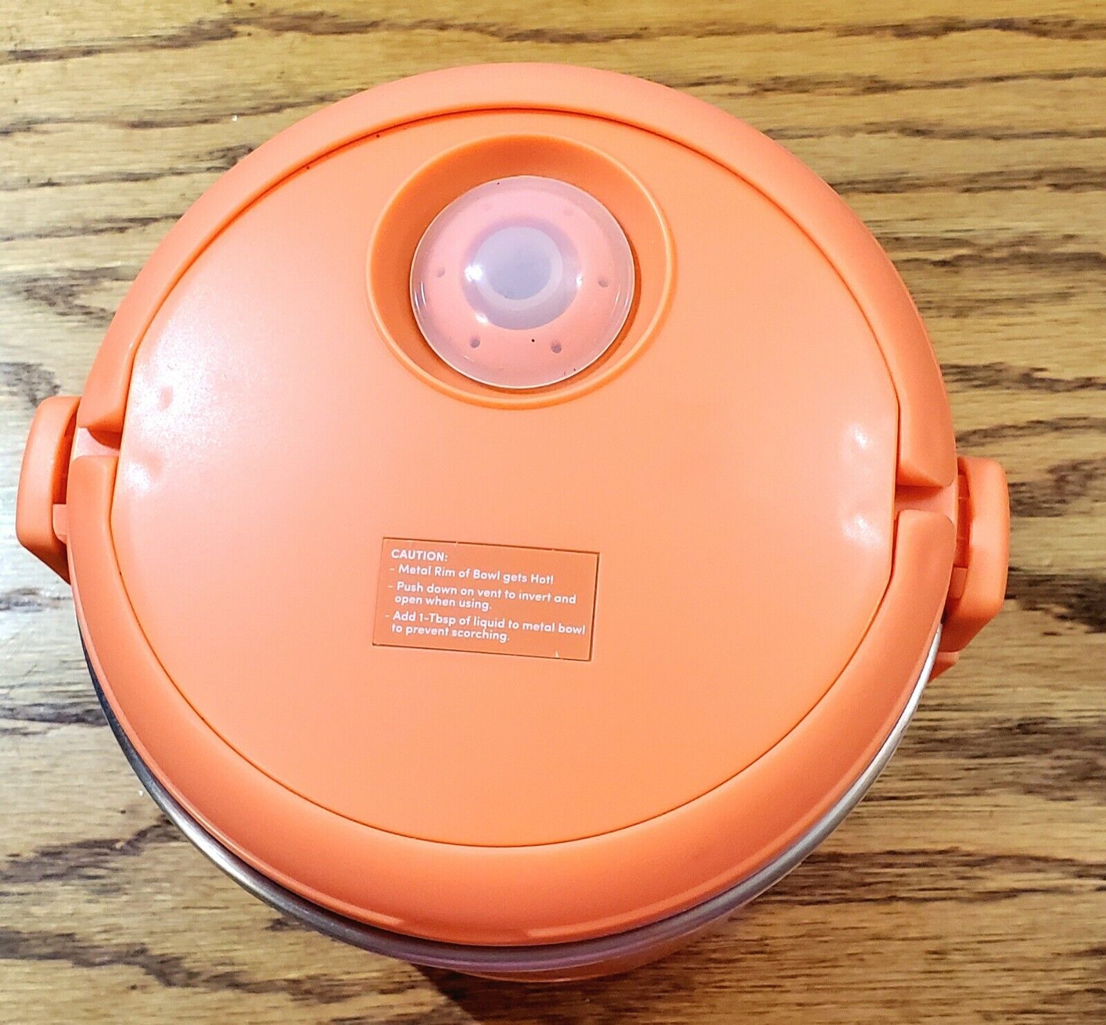 QVC Cook’s Essentials Electric Portable Food Warmer 33 oz. Coral Color - Fresh Stock Dated February 2026