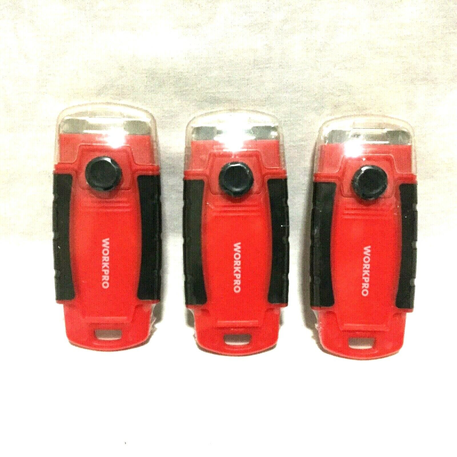 WORKPRO SOFT GRIP RAZOR BLADE SCRAPER RED /  LOT OF 3 - Fresh Stock Dated February 2026