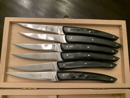 Claude Dozorme Thiers 6 Knive Boxed Set Nacrine Handle - Fresh Stock Dated December 2025