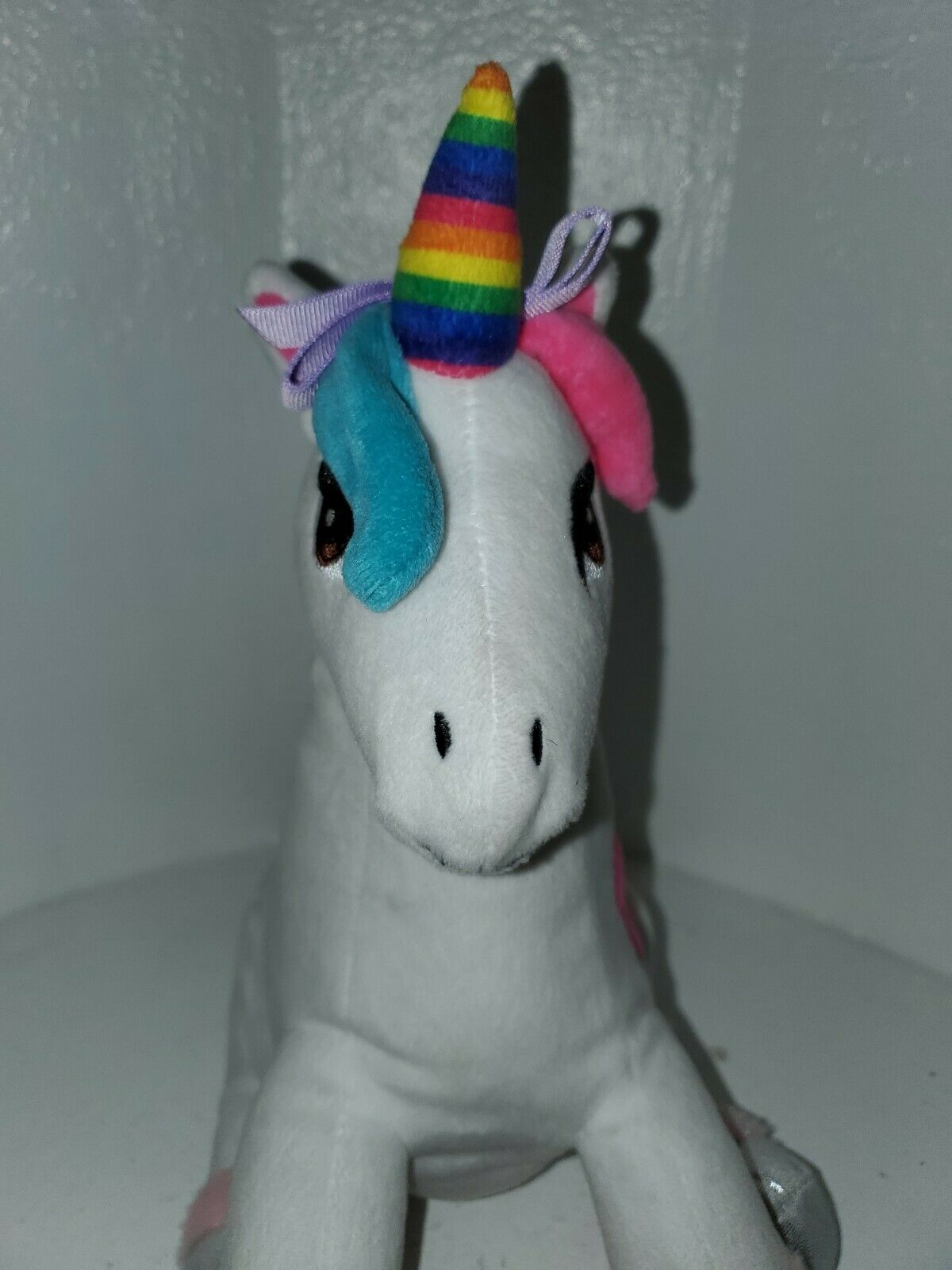 Nickelodeon JoJo Siwa Plush White Rainbow Unicorn 12