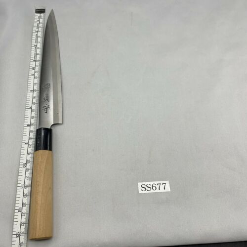 <Unused> Japanese Chef's Kitchen Knife 堺貞守 Sashimi 200/330 From Japan SS677 - Fresh Stock Dated December 2025