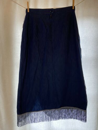 Vintage 80s western rodeo Sassa Sas'sa tiered maxi skirt 100% cotton Retro 1980s - Fresh Stock Dated March 2026