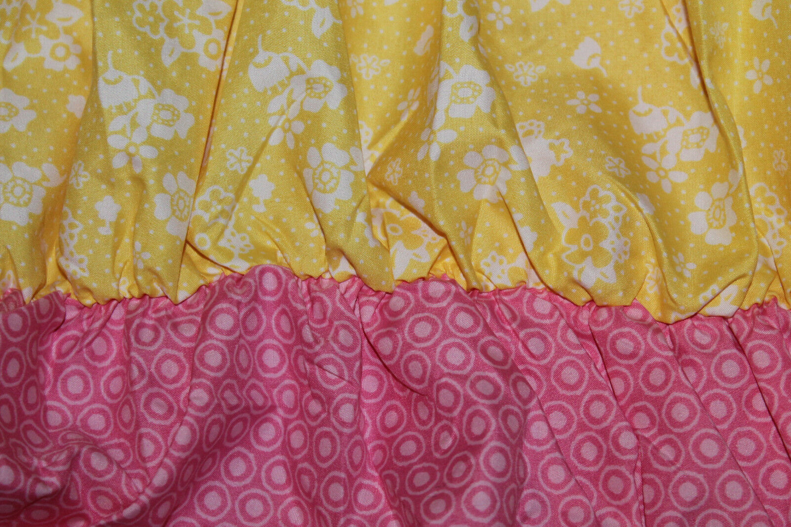 Circo Pink Orange Yellow Ruched Pillow Sham nwop #58 - Fresh Stock Dated February 2026