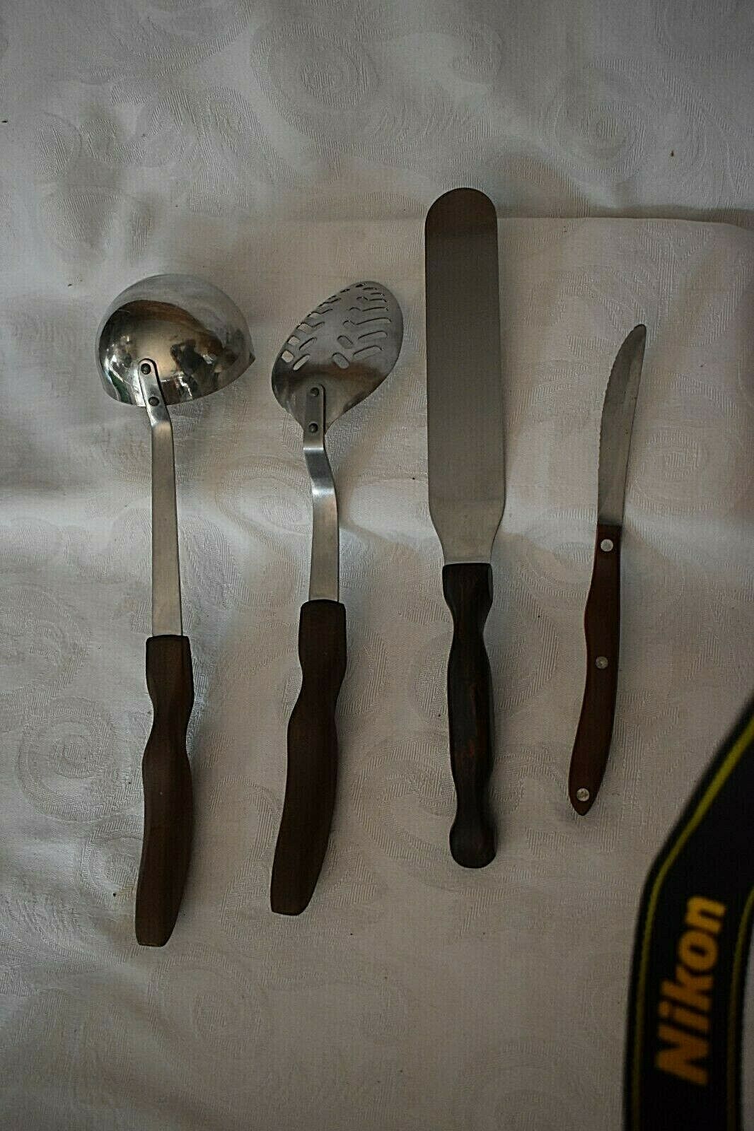 Cutco Utensils Lot #15 Ladle,#13 Spoon,#1028 Spreader & Knife 4 pieces in all - Fresh Stock Dated December 2025