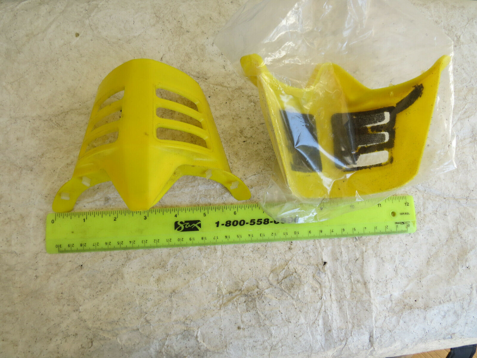 CHIN GUARD BMX GOGGLE HELMET MOTORCYCLE FREESTYLE VINTAGE YELLOW JT  JOFA HARO ? - Fresh Stock Dated December 2025