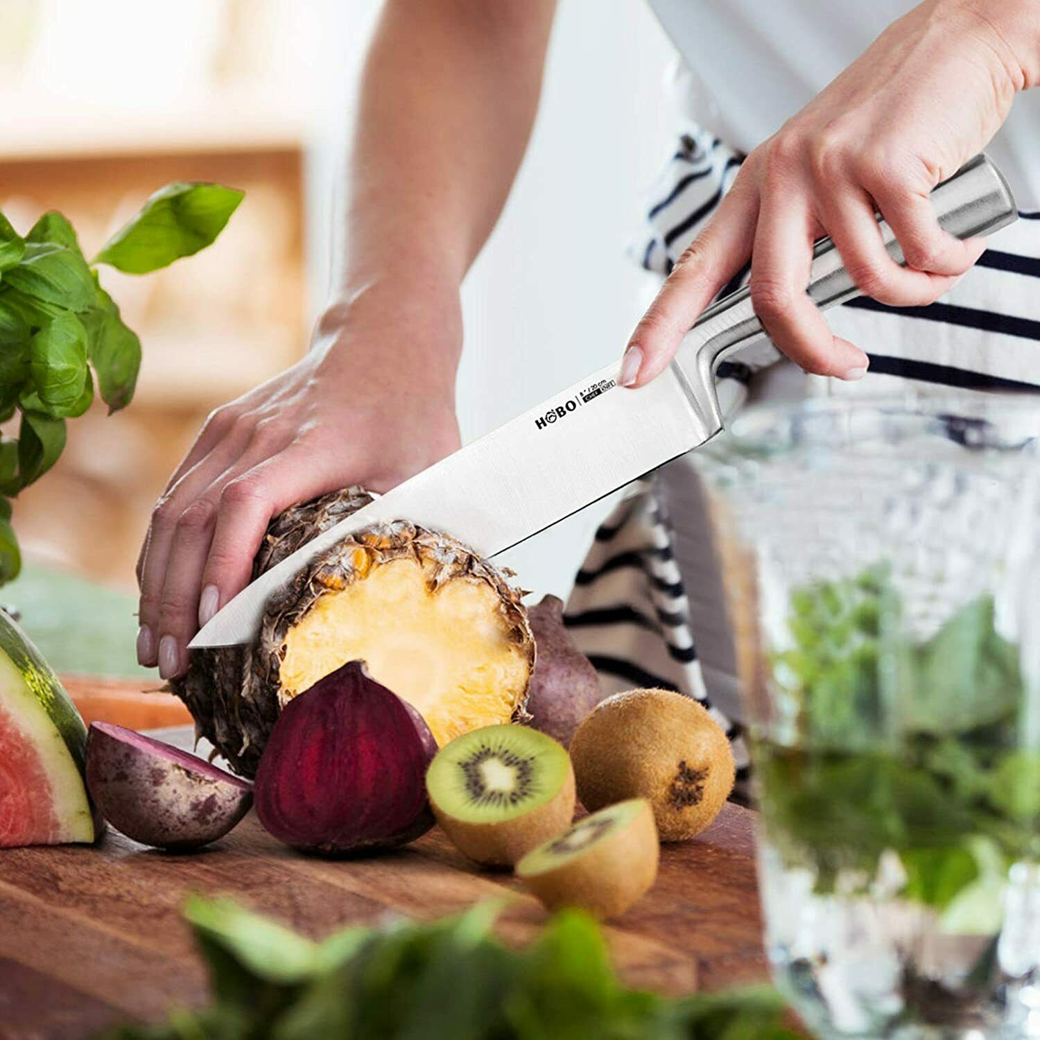 5Pcs kitchen knife set Professional Stainless Steel Cutlery Kitchen Chef Knife - Fresh Stock Dated December 2025