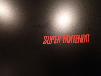 4 pack - SNES Super Nintendo Vinyl Sticker Decal Gloss Red 3