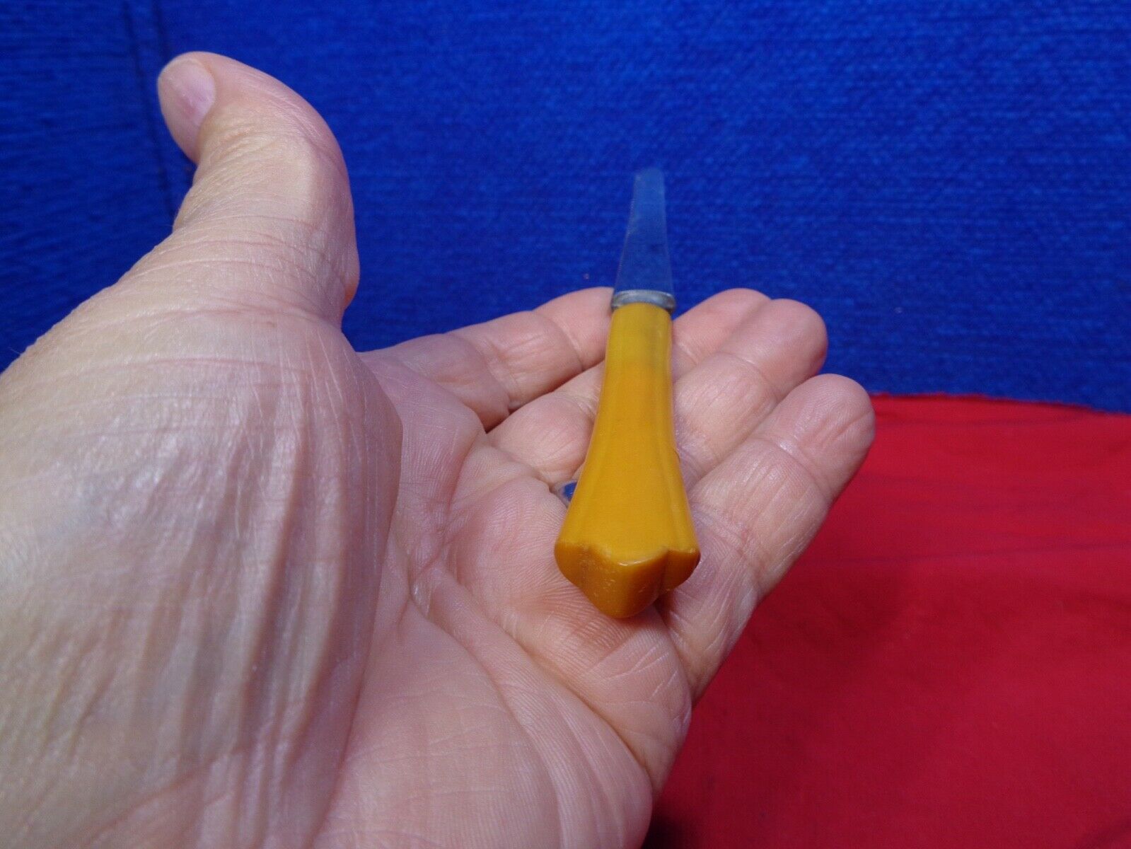 Vintage Mid Century Modern Citrus Grapefruit Serrated Bent Blade Knife - Fresh Stock Dated December 2025