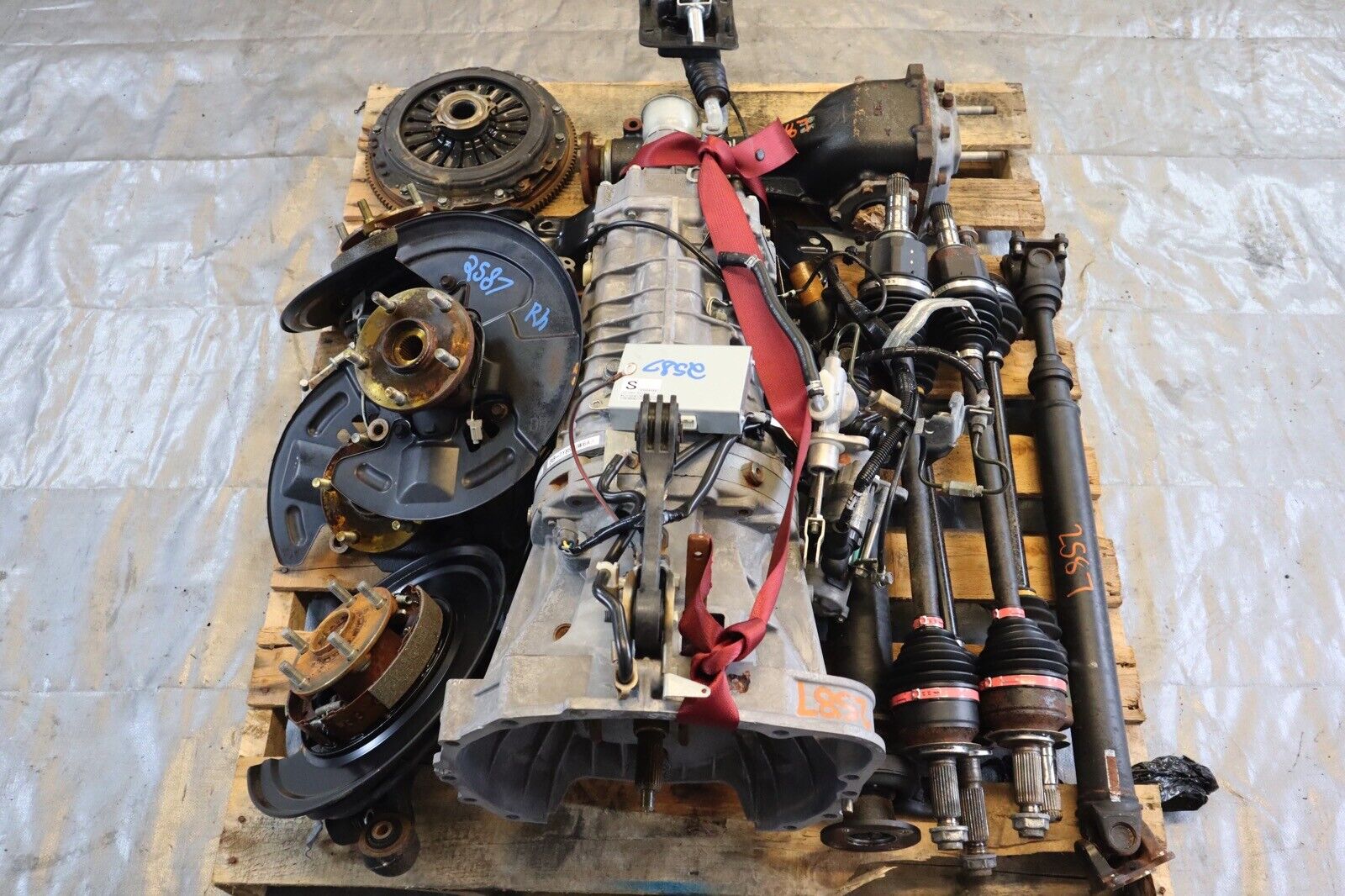 2018 SUBARU WRX STI EJ257 OEM 6 SPEED TRANSMISSION SWAP TY856UW6AA 26,489 MILES - Fresh Stock Dated February 2026