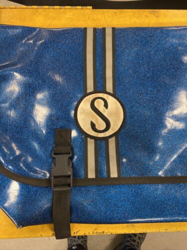Schwinn Blue Glitter/Sparkle Messenger Bag Made By Chrome Vintage 90s - Fresh Stock Dated December 2025