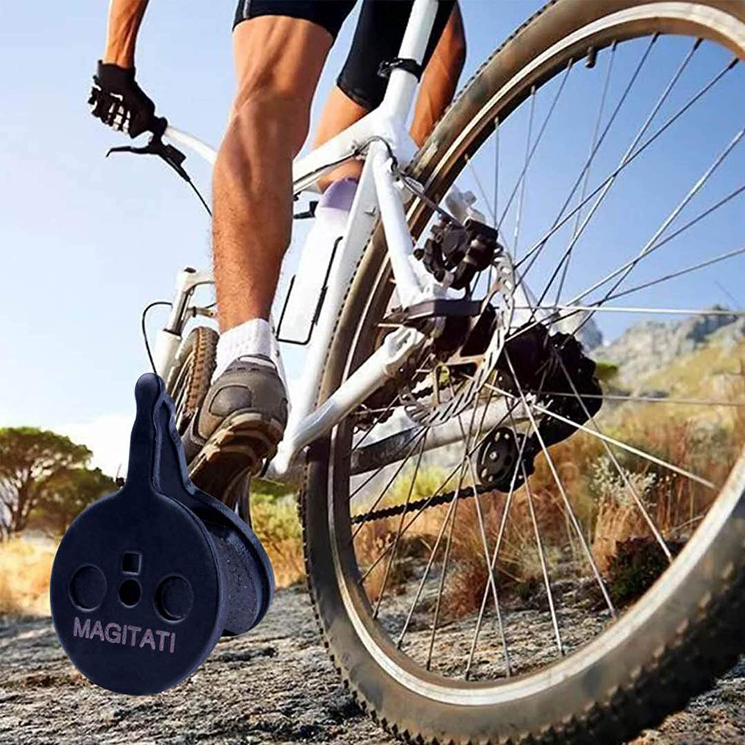 4 Pairs Semi-Metallic Bicycle Bike Disc Brake Pads for Avid Mechanical BB5, Smoo - Fresh Stock Dated February 2026