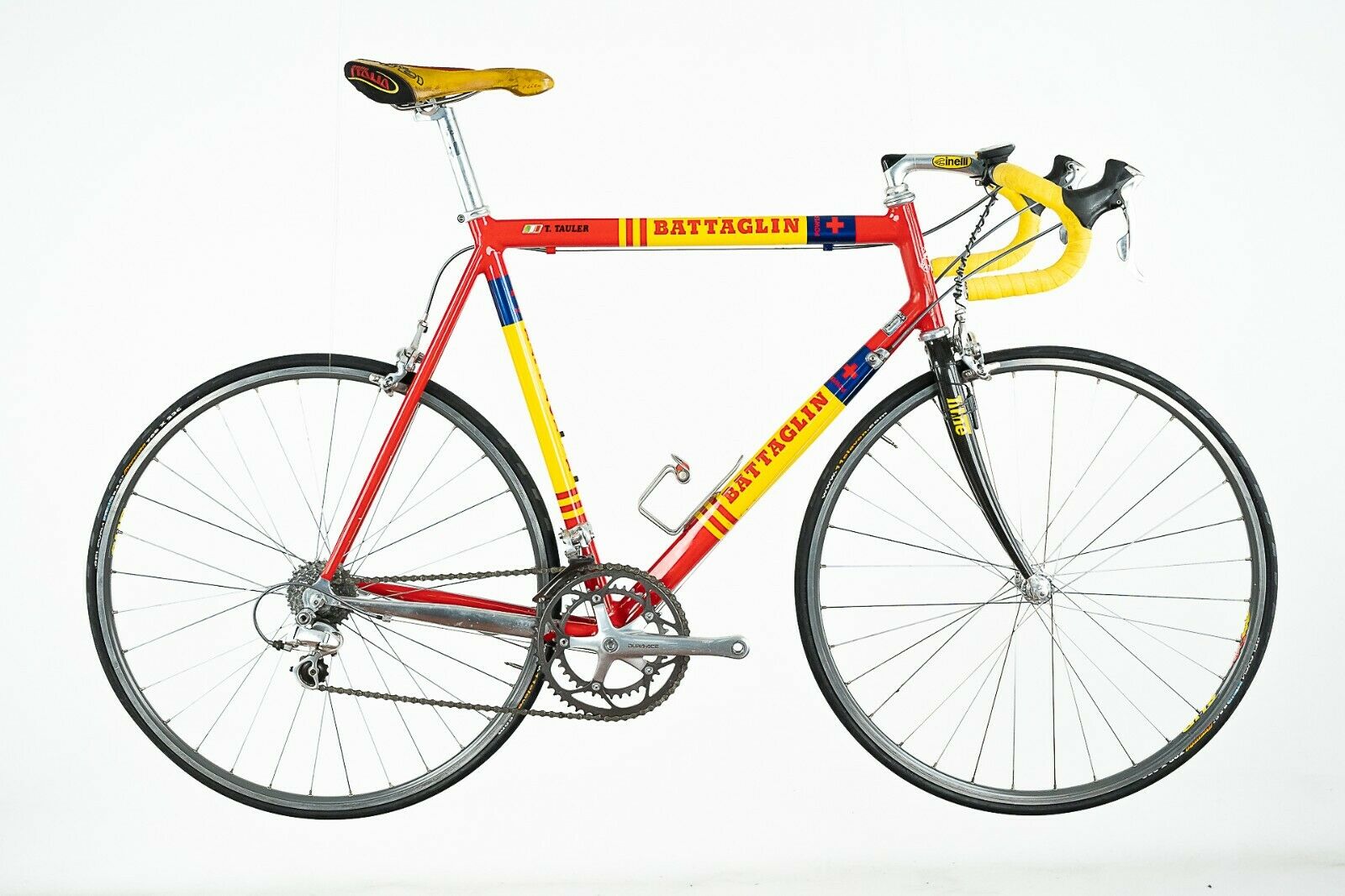 BATTAGLIN AMICA CHIPS TEAM BIKE SHIMANO DURA ACE 9s SPEED SPEED ROAD VINTAGE OLD - Fresh Stock Dated February 2026