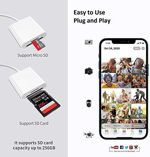 SD Card Reader for iPhone to SD Card Camera Reader Adapter - Fresh Stock Dated February 2026