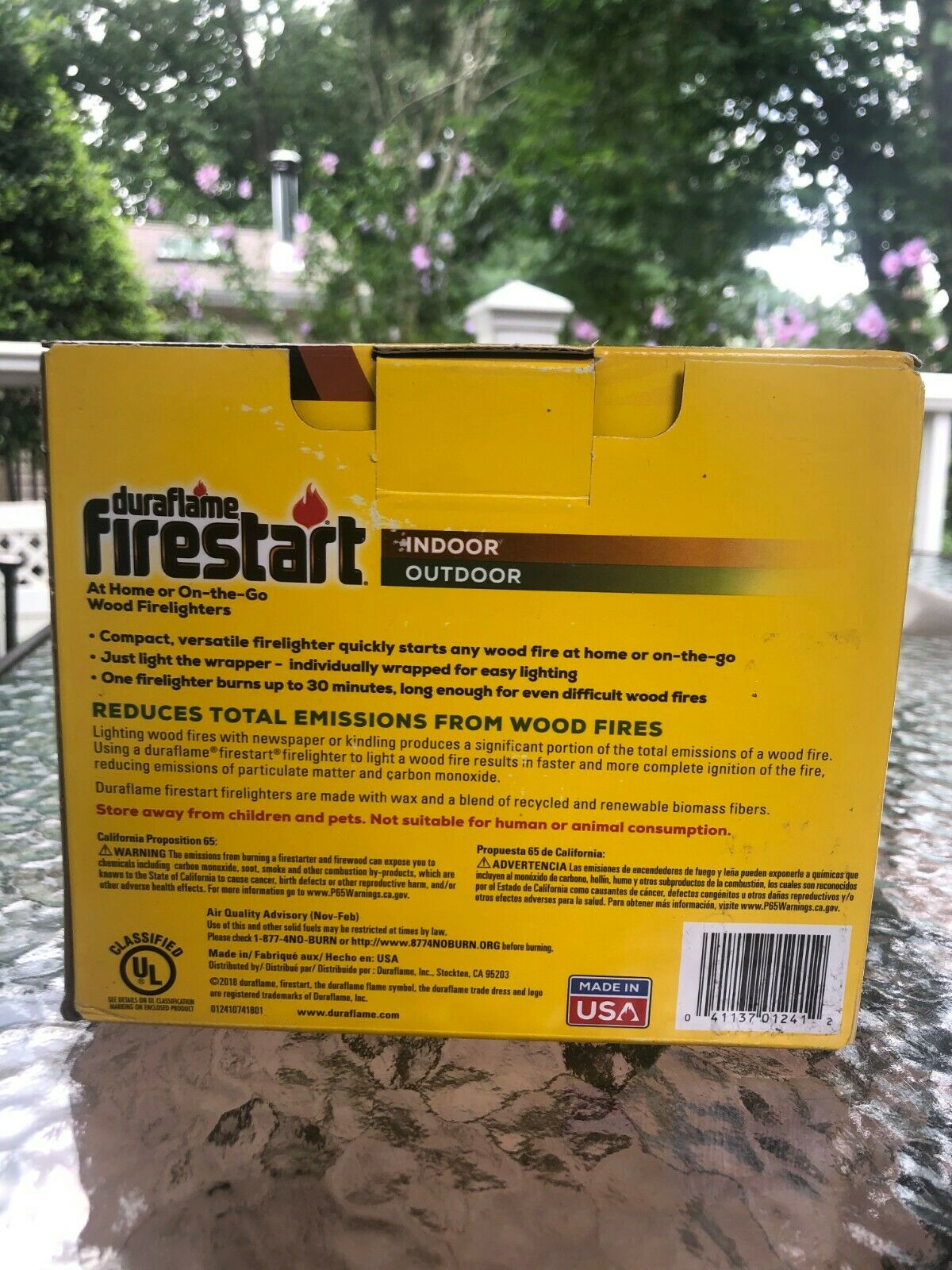 DURAFLAME 4841 FIRESTART 12 PACK FIRE LOG STARTER FIRELIGHTER WOODSTOVE FASTSHIP - Fresh Stock Dated December 2025