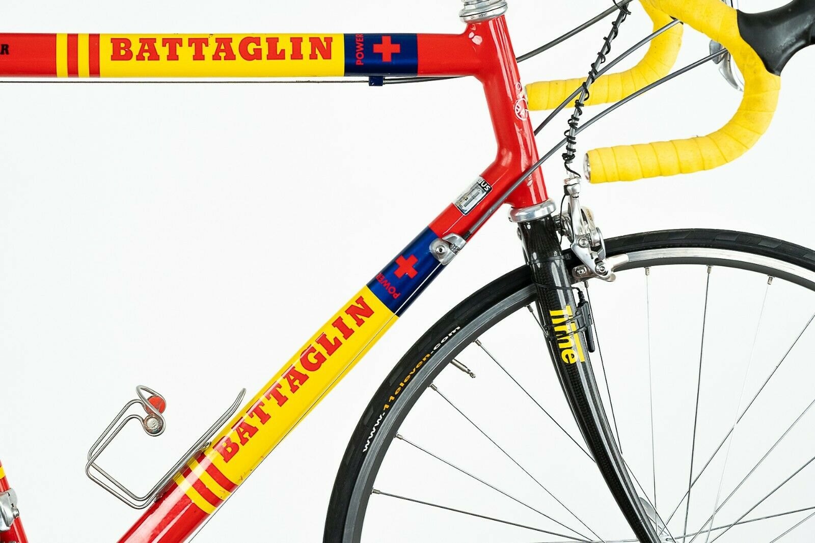 BATTAGLIN AMICA CHIPS TEAM BIKE SHIMANO DURA ACE 9s SPEED SPEED ROAD VINTAGE OLD - Fresh Stock Dated February 2026