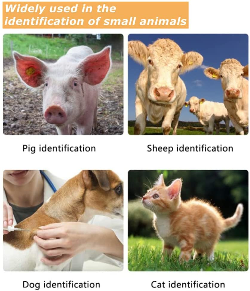 RFID Reader Portable Handheld Universal Animal Chip Pet ID Default - Fresh Stock Dated February 2026