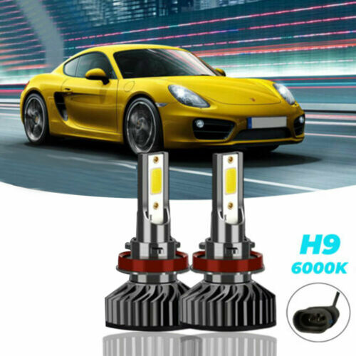 H8 H9 H11 LED Headlight Bulbs Motorcycle For Ninja ZX6R ZX10R ZX14R Suzuki GSXR - Fresh Stock Dated February 2026
